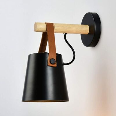 SANS MARQUE Applique Murale Lampe Métal Style Parapluie Rétro Industrielle Bois Eclairage Suspension Luminaire E27 - Publicité SANS MARQUE Applique Murale Lampe Métal Style Parapluie Rétro Industrielle Bois Eclairage Suspension Luminaire E27 - Publicité