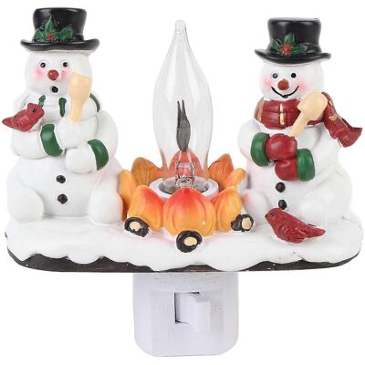 FLAMMKRAFT Veilleuse De Noël À Brancher, Guirlande Lumineuse Scintillante En Résine, Décoration Artisanale Pour La Maison, La Chambre Ou Le Hall. Publicité FLAMMKRAFT Veilleuse De Noël À Brancher, Guirlande Lumineuse Scintillante En Résine, Décoration Artisanale Pour La Maison, La Chambre Ou Le Hall. Publicité