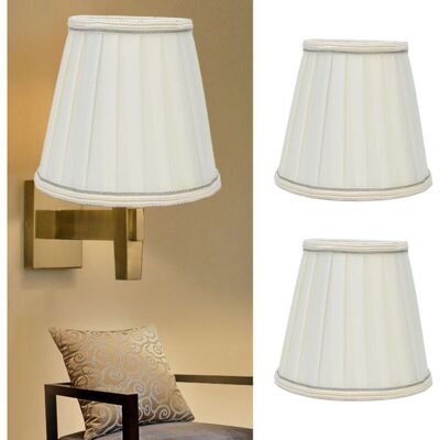 MOXIE Sjlerst 2 Pcs Abat-jour Double Petit Clip Sur Ampoule Matériau Confortable Abat-jour En Tissu De Baril Pour Lampe De Table Chandelier Lampe Murale - Publicité MOXIE Sjlerst 2 Pcs Abat-jour Double Petit Clip Sur Ampoule Matériau Confortable Abat-jour En Tissu De Baril Pour Lampe De Table Chandelier Lampe Murale - Publicité