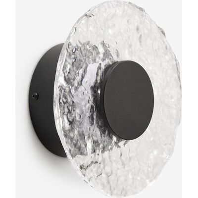 Applique Murale Ø20 Cm Led En Verre Et Fer Lorenzo Sklum Noir - Publicité Applique Murale Ø20 Cm Led En Verre Et Fer Lorenzo Sklum Noir - Publicité