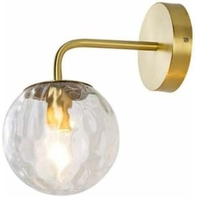 SANS MARQUE Du Nord Moderne Applique Murale Verre Balle Abat-jour Métal Laiton Support Simplicité Lampe Murale Pour Salon Chambre Couloir Allée - Publicité SANS MARQUE Du Nord Moderne Applique Murale Verre Balle Abat-jour Métal Laiton Support Simplicité Lampe Murale Pour Salon Chambre Couloir Allée - Publicité