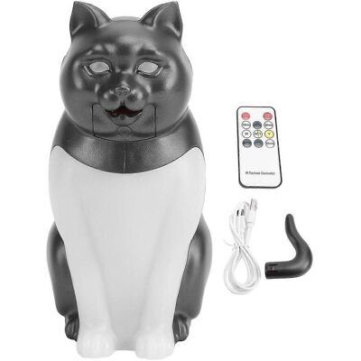 FLAMMKRAFT Veilleuse Mignonne Avec Petite Figurine De Chat, Lampe D'Ambiance Décorative Pour Chambre, Table De Chevet, Salon, Camping - Publicité FLAMMKRAFT Veilleuse Mignonne Avec Petite Figurine De Chat, Lampe D'Ambiance Décorative Pour Chambre, Table De Chevet, Salon, Camping - Publicité