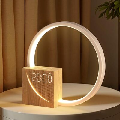 SANS MARQUE Lampe De Chevet 10w Avec Fonction De Charge Usb, Réveil Lumière Touch Control Variable Lampe De Table Aide Au Sommeil Bébés & Adultes, 3 Niveaux De Luminosité Veilleuse Pour Chambre Salon - Publicité SANS MARQUE Lampe De Chevet 10w Avec Fonction De Charge Usb, Réveil Lumière Touch Control Variable Lampe De Table Aide Au Sommeil Bébés & Adultes, 3 Niveaux De Luminosité Veilleuse Pour Chambre Salon - Publicité