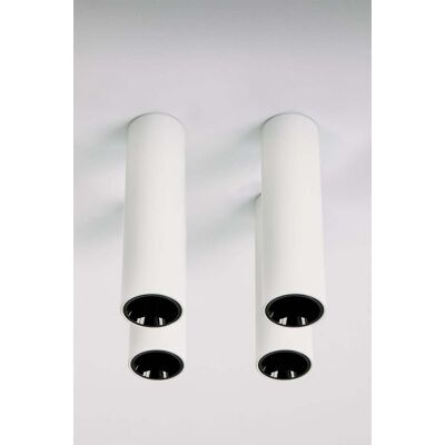 Pack De 4 Appliques De Plafond Led De Surface Ronds Ø4 Cm En Aluminium Luisiana Sklum Blanc - Publicité Pack De 4 Appliques De Plafond Led De Surface Ronds Ø4 Cm En Aluminium Luisiana Sklum Blanc - Publicité