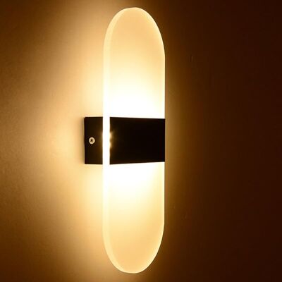 SANS MARQUE Applique Murale Led 6 W - Pour Intérieur - Design Moderne - En Acrylique - Veilleuse - 22 Cm X 11 Cm - Publicité SANS MARQUE Applique Murale Led 6 W - Pour Intérieur - Design Moderne - En Acrylique - Veilleuse - 22 Cm X 11 Cm - Publicité