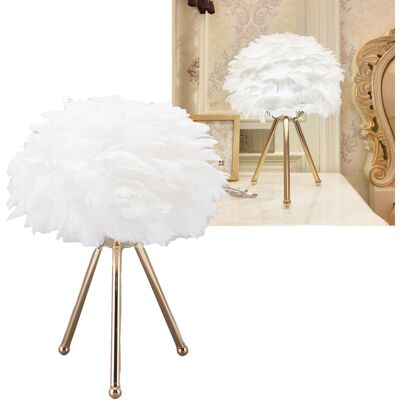 MOXIE Sjlerst Lampe De Table Plume Lampe De Chevet Pour Salon Chambre Décoration De Maison Abat-jour Plume Blanche Nuage Cadeau Saint Valentin Anniversaire Cadeau,blanc Lampe De Bureau - Publicité MOXIE Sjlerst Lampe De Table Plume Lampe De Chevet Pour Salon Chambre Décoration De Maison Abat-jour Plume Blanche Nuage Cadeau Saint Valentin Anniversaire Cadeau,blanc Lampe De Bureau - Publicité