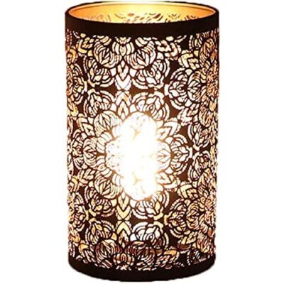 MOXIE Sjlerst Abat-jour En Métal, Abat-jour Sculpture Creuse En Métal Motif Circulaire Cylindrique E27 E26 Abat-jour De Lampe De Table De Chevet Décoratif Détachable Abat-jour - Publicité MOXIE Sjlerst Abat-jour En Métal, Abat-jour Sculpture Creuse En Métal Motif Circulaire Cylindrique E27 E26 Abat-jour De Lampe De Table De Chevet Décoratif Détachable Abat-jour - Publicité