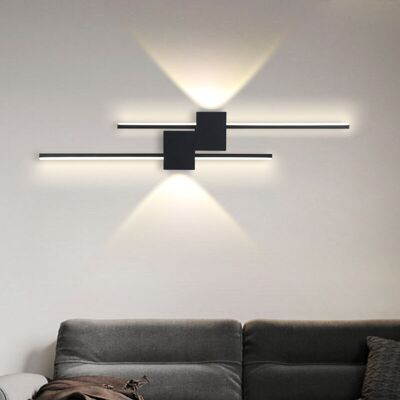 OEM Applique Murale Led Linéaire 26 W, Longue Bande Lumineuse Tricolore En Aluminium, Veilleuse, Éclairage Intérieur, 60 X 13,5 Cm-dou - Publicité OEM Applique Murale Led Linéaire 26 W, Longue Bande Lumineuse Tricolore En Aluminium, Veilleuse, Éclairage Intérieur, 60 X 13,5 Cm-dou - Publicité