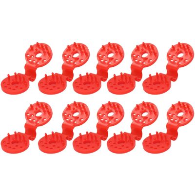 LBVIE Lot De 100 Pinces En Plastique Pour Toile D'Ombrage, Résistantes Aux Oiseaux, Pour Serre Et Jardin Extérieur (rouge). Publicité LBVIE Lot De 100 Pinces En Plastique Pour Toile D'Ombrage, Résistantes Aux Oiseaux, Pour Serre Et Jardin Extérieur (rouge). Publicité