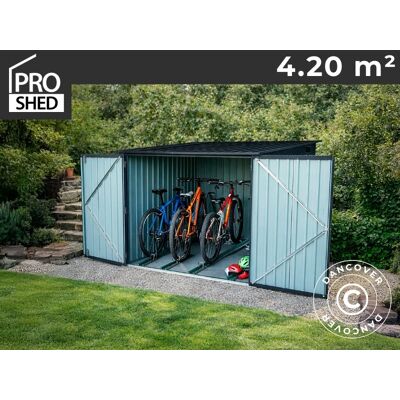 DANCOVER Abri À Vélos 2,06x2,04x1,63m, 4,2m2, Proshed®, Anthracite - Publicité DANCOVER Abri À Vélos 2,06x2,04x1,63m, 4,2m2, Proshed®, Anthracite - Publicité