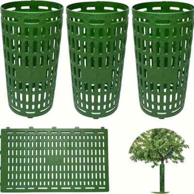 ABYSSE Lot De 6 Protecteurs De Tronc D'Arbre De Plantes Réglables En Plastique D'Écorce D'Arbre Protecteur Pour Semis,38 X 25 Cm - Publicité ABYSSE Lot De 6 Protecteurs De Tronc D'Arbre De Plantes Réglables En Plastique D'Écorce D'Arbre Protecteur Pour Semis,38 X 25 Cm - Publicité