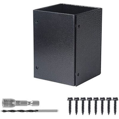 OEM Royaluxe-– Protecteur De Poteau Réglable 8,4 À 15,2 Cm – Protection Contre La Pluie Et L'Érosion – Pour Boîtes Aux Lettres, Terrasses, Clôtures - Publicité OEM Royaluxe-– Protecteur De Poteau Réglable 8,4 À 15,2 Cm – Protection Contre La Pluie Et L'Érosion – Pour Boîtes Aux Lettres, Terrasses, Clôtures - Publicité
