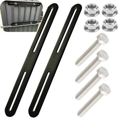 SCORPIO Kit De Support De Boîte Aux Lettres 215 X 24 Mm. 2 Kits Pour Fixer Les Boîtes Aux Lettres Aux Portails Ou Aux Clôtures (noir, 215 Mm). Publicité SCORPIO Kit De Support De Boîte Aux Lettres 215 X 24 Mm. 2 Kits Pour Fixer Les Boîtes Aux Lettres Aux Portails Ou Aux Clôtures (noir, 215 Mm). Publicité