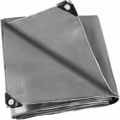 URSUS Bâche De Protection, Bâche En Polyéthylène 2x2 M, Grise Avec Œillets, Bâche De Protection Imperméable Et Résistante Aux Intempéries Pour Meubles De Jardin, Bois, Piscine - Publicité URSUS Bâche De Protection, Bâche En Polyéthylène 2x2 M, Grise Avec Œillets, Bâche De Protection Imperméable Et Résistante Aux Intempéries Pour Meubles De Jardin, Bois, Piscine - Publicité