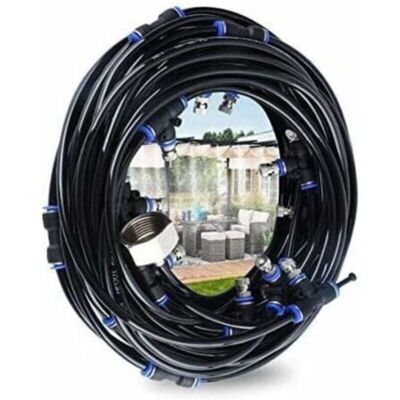 OEM Brumisateur Exterieur,systme De Brumisation,10m Brumisateur Terrasse Avec 9 Buse Brumisateur +1 Buses De Rechange+1adaptateur (en Laiton, 3/4"),brumisateur Pour Patio Jardin Serre Trampoline-dou" - Publicité OEM Brumisateur Exterieur,systme De Brumisation,10m Brumisateur Terrasse Avec 9 Buse Brumisateur +1 Buses De Rechange+1adaptateur (en Laiton, 3/4"),brumisateur Pour Patio Jardin Serre Trampoline-dou" - Publicité