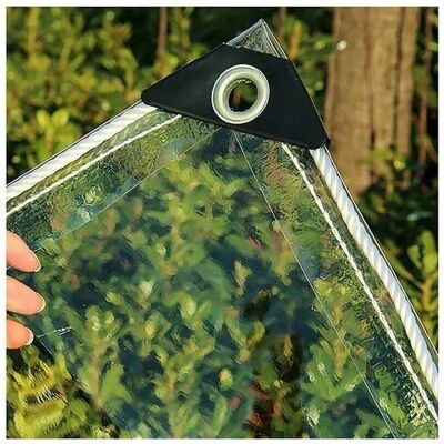 Vision Transparente Avec Œillets Couverture De Feuille De Toit De Terrasse De Pergola En Pvc Durable 360g/m² Bâche Industrielle Bâche Bâche Transparente En Plastique Imperméable 0.35mm 2x2m - Publicité Vision Transparente Avec Œillets Couverture De Feuille De Toit De Terrasse De Pergola En Pvc Durable 360g/m² Bâche Industrielle Bâche Bâche Transparente En Plastique Imperméable 0.35mm 2x2m - Publicité