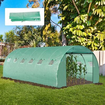 ACKERMAN Film De Serre 6 X 3 X 2 M, Film De Jardin Imperméable Avec Protection Uv, Film Pe, Bâche Pour Le Jardinage, Serre, Tunnel, Film Tunnel Pour Une Utilisation Extérieure, Plantes, Vert - Publicité ACKERMAN Film De Serre 6 X 3 X 2 M, Film De Jardin Imperméable Avec Protection Uv, Film Pe, Bâche Pour Le Jardinage, Serre, Tunnel, Film Tunnel Pour Une Utilisation Extérieure, Plantes, Vert - Publicité