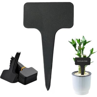 GRASSLIN Lot De 200 Étiquettes,ur T, Plastique Pvc, Résistant Eau, Jardin Potager Serre - Publicité GRASSLIN Lot De 200 Étiquettes,ur T, Plastique Pvc, Résistant Eau, Jardin Potager Serre - Publicité