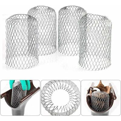 Melissa 4 Filtres De Gouttière En Aluminium Flexible Diamètre 8cm Grille Grillage Stop Feuille Crapaudine Crépine Pare Feuille Cache Gouttière Pour Protéger Gouttière Contre Les Feuilles Toiture - Publicité Melissa 4 Filtres De Gouttière En Aluminium Flexible Diamètre 8cm Grille Grillage Stop Feuille Crapaudine Crépine Pare Feuille Cache Gouttière Pour Protéger Gouttière Contre Les Feuilles Toiture - Publicité
