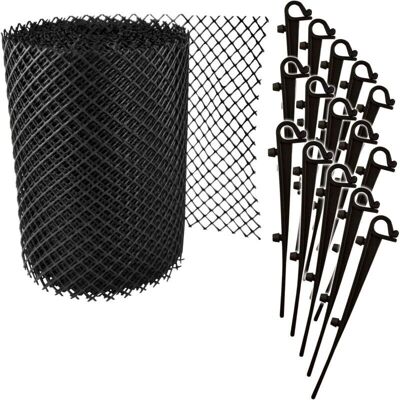 Scotch Grillage De Protection De Gouttière En Polypropylène Noir / 6m X 016m + Fixations Protéger Votre Gouttière Contre Les Chutes De Feuille - Publicité Scotch Grillage De Protection De Gouttière En Polypropylène Noir / 6m X 016m + Fixations Protéger Votre Gouttière Contre Les Chutes De Feuille - Publicité