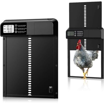 Scotch Odipie Porte Automatique Poulailler, Porte Poulailler Automatique Solaire, Trappe Poulailler Avec Minuterie Du Soir Et Du Matin, Aluminium, Écran Lcd Programmable Étanche, Fonction An - Publicité Scotch Odipie Porte Automatique Poulailler, Porte Poulailler Automatique Solaire, Trappe Poulailler Avec Minuterie Du Soir Et Du Matin, Aluminium, Écran Lcd Programmable Étanche, Fonction An - Publicité