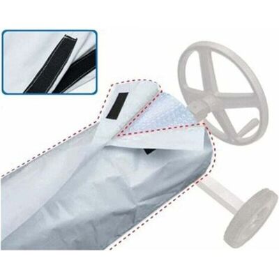 SCORPIO Couverture Enrouleur Bâche Piscine En Tissu Imperméable, Housse De Protection Solaire Étanche Couverture De Protection Enrouleur Pare-soleil, Anti-poussière, Pour Jardin Extérieur——55096cm Gris - Publicité SCORPIO Couverture Enrouleur Bâche Piscine En Tissu Imperméable, Housse De Protection Solaire Étanche Couverture De Protection Enrouleur Pare-soleil, Anti-poussière, Pour Jardin Extérieur——55096cm Gris - Publicité