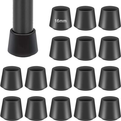 URSUS 16 Pcs Embout Rond Extérieur Renforcé Diamètre 16mm,protection Pied De Chaise - Publicité URSUS 16 Pcs Embout Rond Extérieur Renforcé Diamètre 16mm,protection Pied De Chaise - Publicité