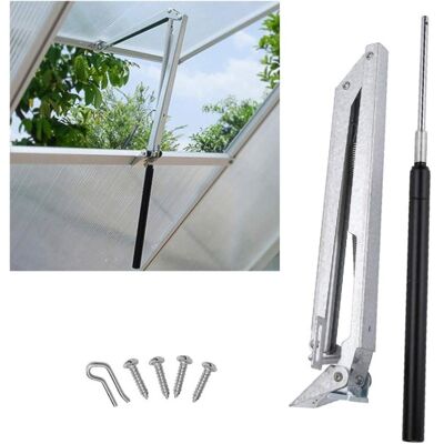 OEM Ouvre-fenêtre Automatique À Ressort Unique Pour Serre Et Trappe De Toit De Chalet D'Été, Ouvre-fenêtre En Tôle D'Aluminium Galvanisée - Publicité OEM Ouvre-fenêtre Automatique À Ressort Unique Pour Serre Et Trappe De Toit De Chalet D'Été, Ouvre-fenêtre En Tôle D'Aluminium Galvanisée - Publicité