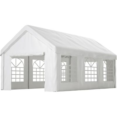 ACKERMAN Abri Pour Véhicule 3x6m – Double Porte Sectionnelle Pour Un Accès Traversant Complet, Construction Robuste Et Étanche – Toit Et Panneaux Latéraux Amovibles - Publicité ACKERMAN Abri Pour Véhicule 3x6m – Double Porte Sectionnelle Pour Un Accès Traversant Complet, Construction Robuste Et Étanche – Toit Et Panneaux Latéraux Amovibles - Publicité