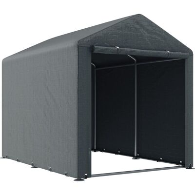 OEM Abri De Jardin Tente De Stockage Portable Abri De Vélo Garage Pour Extérieur Avec Cadre En Acier Galvanisé Grande Porte - Publicité OEM Abri De Jardin Tente De Stockage Portable Abri De Vélo Garage Pour Extérieur Avec Cadre En Acier Galvanisé Grande Porte - Publicité
