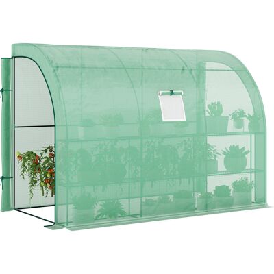 DEVOKO Serre De Jardin, 3 Étages, En Plastique, Vert, Pour Jardin Et Terrasse, Format Pratique, Style Facile À Associer - Publicité DEVOKO Serre De Jardin, 3 Étages, En Plastique, Vert, Pour Jardin Et Terrasse, Format Pratique, Style Facile À Associer - Publicité