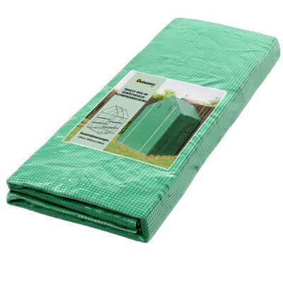 ARRIGONI Bâche De Remplacement Pour Serre De Jardin 140 X 143 X 190 Cm Avec Fenêtre Et Porte À Fermeture Éclair Anti-uv - Publicité ARRIGONI Bâche De Remplacement Pour Serre De Jardin 140 X 143 X 190 Cm Avec Fenêtre Et Porte À Fermeture Éclair Anti-uv - Publicité