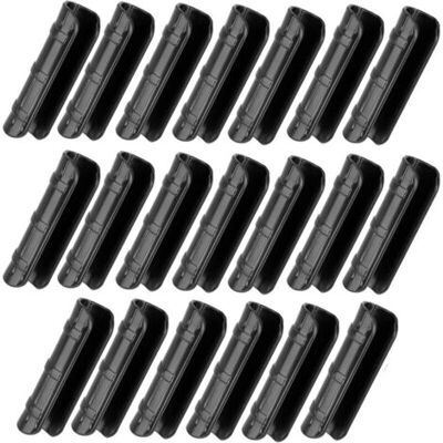 ABYSSE Lot De 20(noir) Clips Pour Tube De Serre, 20 Mm, Clips Pour Tube De Serre, Clips De Fixation Pour Tunnel, Accessoires De Jardin - Publicité ABYSSE Lot De 20(noir) Clips Pour Tube De Serre, 20 Mm, Clips Pour Tube De Serre, Clips De Fixation Pour Tunnel, Accessoires De Jardin - Publicité