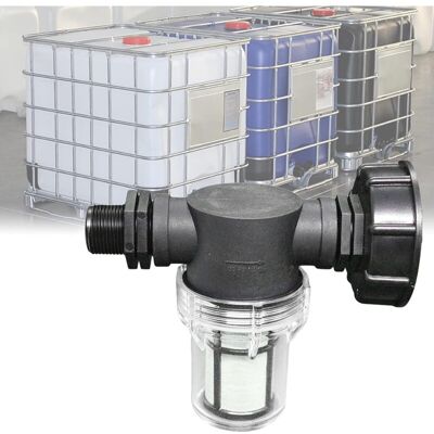 Melissa Robinet Raccord Cuve 1000 L, Articulation De Tuyau De Jardin Pour Collecteurs D'Eau De Pluie Avec Fonction De Filtre,s60x6 Adaptateur De Réservoir D'Eau Ibc (3/4'' Fil Extérieur) - Publicité Melissa Robinet Raccord Cuve 1000 L, Articulation De Tuyau De Jardin Pour Collecteurs D'Eau De Pluie Avec Fonction De Filtre,s60x6 Adaptateur De Réservoir D'Eau Ibc (3/4'' Fil Extérieur) - Publicité