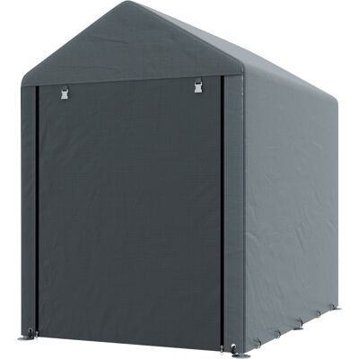 FOGCITY Abri De Jardin, Tente De Rangement, Robuste Et Résistant Aux Intempéries, Structure En Acier, 1,2 X 1,8 X 1,6 M, Gris Foncé - Publicité FOGCITY Abri De Jardin, Tente De Rangement, Robuste Et Résistant Aux Intempéries, Structure En Acier, 1,2 X 1,8 X 1,6 M, Gris Foncé - Publicité