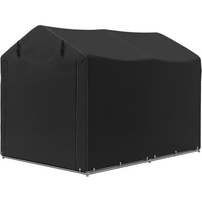 OEM Abri De Garage Étanche Avec Porte, Résistant Aux Uv, 220 X 157 X 165 Cm, Noir - Publicité OEM Abri De Garage Étanche Avec Porte, Résistant Aux Uv, 220 X 157 X 165 Cm, Noir - Publicité