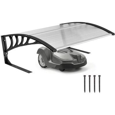 OEM Pensilina Da Esterno Per Tagliaerba Imperméable Et Uv 30+, En Aluminium, 100x81x43 Cm, Bianco E Nero - Publicité OEM Pensilina Da Esterno Per Tagliaerba Imperméable Et Uv 30+, En Aluminium, 100x81x43 Cm, Bianco E Nero - Publicité
