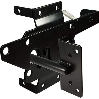 Vision Loquet De Portail Autobloquant Robuste À Levier Automatique Pour Clôture En Bois/pvc, Montage Sur Poteau, Avec Fixations, Pour Piscine, Jardin, Cour, Acier, Noir - Publicité Vision Loquet De Portail Autobloquant Robuste À Levier Automatique Pour Clôture En Bois/pvc, Montage Sur Poteau, Avec Fixations, Pour Piscine, Jardin, Cour, Acier, Noir - Publicité