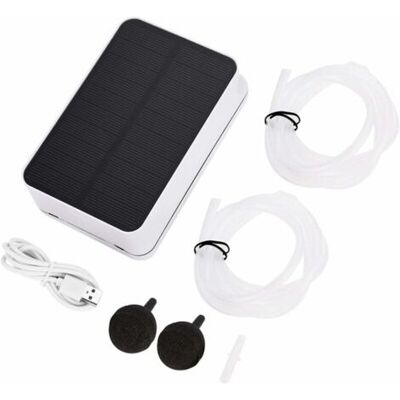 ABYSSE Oxygénateur Solaire Étanche Pour Piscine – Pompe À Air 2200 Mah – Panneau Solaire Pliable 100° – Économie D'Énergie Et Respectueux De L'Environnement - Publicité ABYSSE Oxygénateur Solaire Étanche Pour Piscine – Pompe À Air 2200 Mah – Panneau Solaire Pliable 100° – Économie D'Énergie Et Respectueux De L'Environnement - Publicité