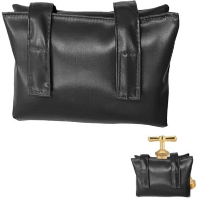 ABYSSE Couvercle Antigel Pour Robinet Extérieur Noir Cuir,housse De Protection Imperméable Pour Robinet,housse Isolante Extérieure Jardin Protection Contre Le Gel En Hiver Sac Vent Résistant - Publicité ABYSSE Couvercle Antigel Pour Robinet Extérieur Noir Cuir,housse De Protection Imperméable Pour Robinet,housse Isolante Extérieure Jardin Protection Contre Le Gel En Hiver Sac Vent Résistant - Publicité