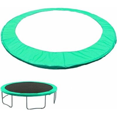 ABYSSE Housse De Protection Pour Bordure De Trampoline, Protection Latérale Pour Ressorts De Trampoline Ø244cm - Vert - Publicité ABYSSE Housse De Protection Pour Bordure De Trampoline, Protection Latérale Pour Ressorts De Trampoline Ø244cm - Vert - Publicité