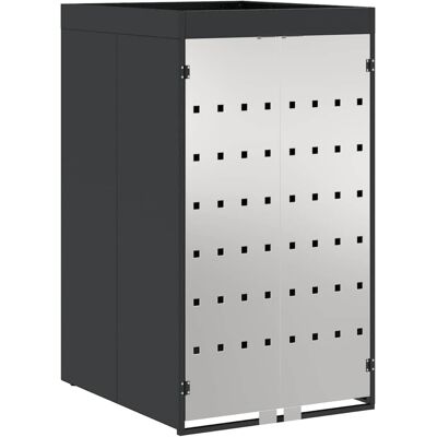 DESIGN IN Stockage De Poubelle À Roulettes Avec Toit De Jardinière Pour Poubelle De 240l - Publicité DESIGN IN Stockage De Poubelle À Roulettes Avec Toit De Jardinière Pour Poubelle De 240l - Publicité