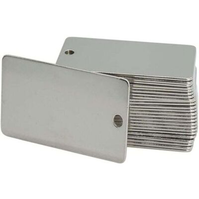 ABYSSE 50 Étiquettes Pour Plantes En Aluminium, Étiquettes Métalliques À Un Trou, Panneaux De Jardin, Adaptés Aux Pépinières - Publicité ABYSSE 50 Étiquettes Pour Plantes En Aluminium, Étiquettes Métalliques À Un Trou, Panneaux De Jardin, Adaptés Aux Pépinières - Publicité