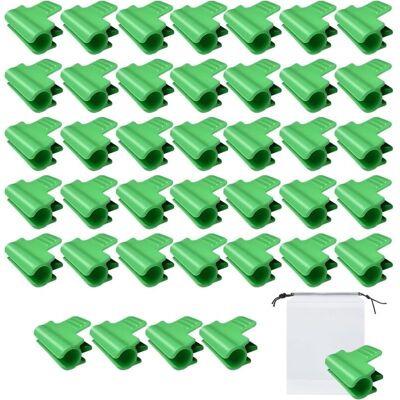 Scotch Lot De 40 Clips Pour Serre De Jardin,clips Pour Tube D'Ombrage De Jardin Et 1 Sac À Cordon Pour Support Saisonnier Des Plantes, Filet À Oiseaux, Filet De Jardin, Accessoires En Tissu D'Ombrage (11 Mm) - Publicité Scotch Lot De 40 Clips Pour Serre De Jardin,clips Pour Tube D'Ombrage De Jardin Et 1 Sac À Cordon Pour Support Saisonnier Des Plantes, Filet À Oiseaux, Filet De Jardin, Accessoires En Tissu D'Ombrage (11 Mm) - Publicité