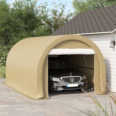OEM Tente Garage Imperméable 5x3m - Protection Uv Upf 30+, Parois Latérales Amovibles, Beige - Publicité OEM Tente Garage Imperméable 5x3m - Protection Uv Upf 30+, Parois Latérales Amovibles, Beige - Publicité