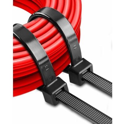 Scotch Attaches De Câble En Plastique 500 Mm X 12 Mm Attaches De Câble Professionnelles Rilsan Attaches De Câble En Nylon Noir Grandes Attaches De Câble Électriques Longues Pour Clôture Extérieure Garage 50, - Publicité Scotch Attaches De Câble En Plastique 500 Mm X 12 Mm Attaches De Câble Professionnelles Rilsan Attaches De Câble En Nylon Noir Grandes Attaches De Câble Électriques Longues Pour Clôture Extérieure Garage 50, - Publicité
