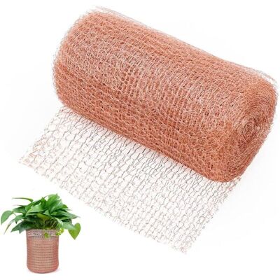 Scotch Maille De Cuivre,12.7cm12m Grillage Anti Rongeur Filet Anti Limaces Et Escargot Filet Cuivre Anti Cuivre Pour Protection Du Jardin - Publicité Scotch Maille De Cuivre,12.7cm12m Grillage Anti Rongeur Filet Anti Limaces Et Escargot Filet Cuivre Anti Cuivre Pour Protection Du Jardin - Publicité