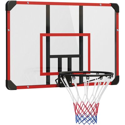 MRTRS Panier De Basket Mural, Usage Intérieur/extérieur, Panneau Arrière Robuste En Polycarbonate, Filet En Nylon, Cercle En Acier, 113 X 61 X 73 Cm - Publicité MRTRS Panier De Basket Mural, Usage Intérieur/extérieur, Panneau Arrière Robuste En Polycarbonate, Filet En Nylon, Cercle En Acier, 113 X 61 X 73 Cm - Publicité