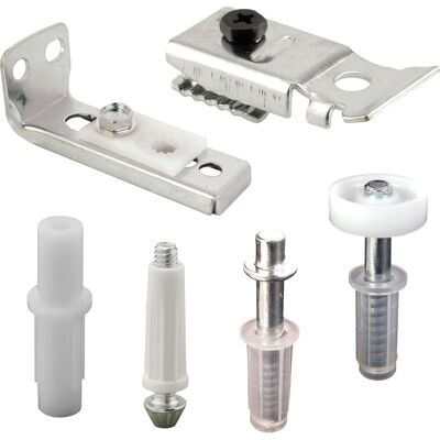 Vision Kit De Réparation Pour Portes Pliantes - Comprend Supports Supérieurs Et Inférieurs, Pivots Supérieurs Et Inférieurs Et Roue De Guidage - Kit De Réparation Pour Portes De 2,5 Cm À 3,6 Cm D'Épaisseur, - Publicité Vision Kit De Réparation Pour Portes Pliantes - Comprend Supports Supérieurs Et Inférieurs, Pivots Supérieurs Et Inférieurs Et Roue De Guidage - Kit De Réparation Pour Portes De 2,5 Cm À 3,6 Cm D'Épaisseur, - Publicité