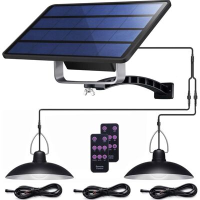 Vision Lampes Solaires Suspendues À Double Ampoule, Étanches Ip65, Avec Télécommande, Pour Abri De Jardin, Grange, Poulailler, Bullpen, Porcherie, Écuries, Tentes, Etc. Publicité Vision Lampes Solaires Suspendues À Double Ampoule, Étanches Ip65, Avec Télécommande, Pour Abri De Jardin, Grange, Poulailler, Bullpen, Porcherie, Écuries, Tentes, Etc. Publicité